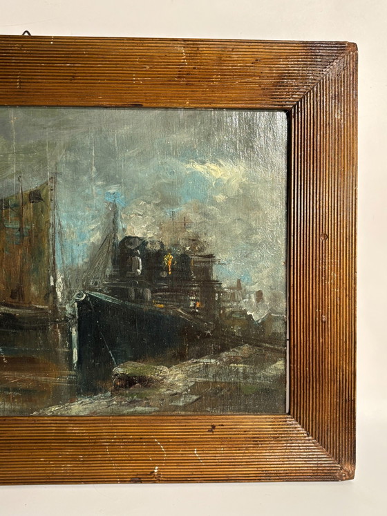 Seascape Oil Painting on Board by De Corsi – Paintings & Drawings (photo 4 of 8)