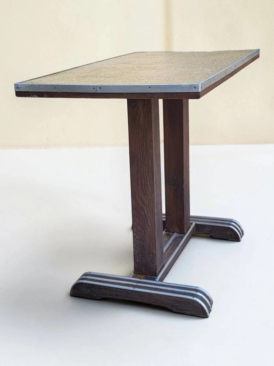 Tavolo da bistrò Art Déco – Tavoli da pranzo, Aluminium, Wood, Art Deco (photo 5 of 12)