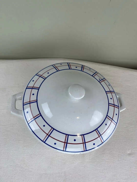 Antike Suppenterrine – Geschirr, Porcelain, Art Deco (photo 3 of 7)