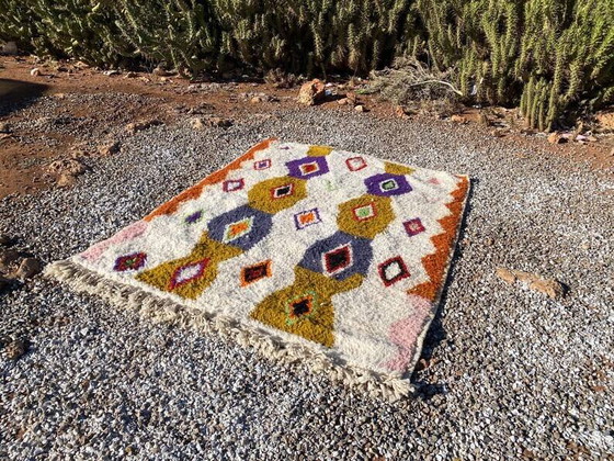Marokkaans handgemaakt geweven wollen vloerkleed 200cmx300cm – Vloerkleden en tapijten, Wool, Bohemian (photo 2 of 6)