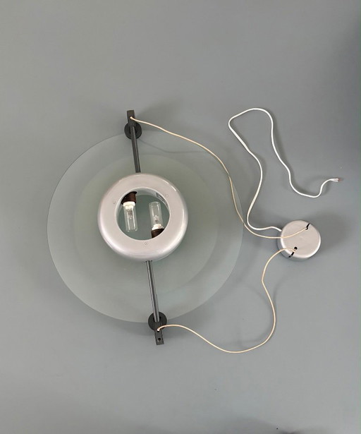 Artemide Cyclos Sospensione, Vintage, Michele De Lucchi – hanglampen, Plastic, Glass (photo 2 of 5)