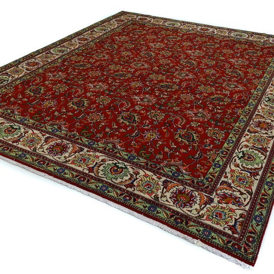 Image 1 of XL-Tabriz - 395 x 302 cm - Laine sur coton - Noué à la main