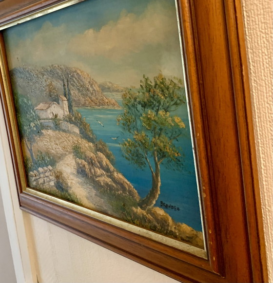 Mediterranean - View of the Esterel By Brandeo – Paintings & Drawings, Wood, Canvas (photo 4 of 15)