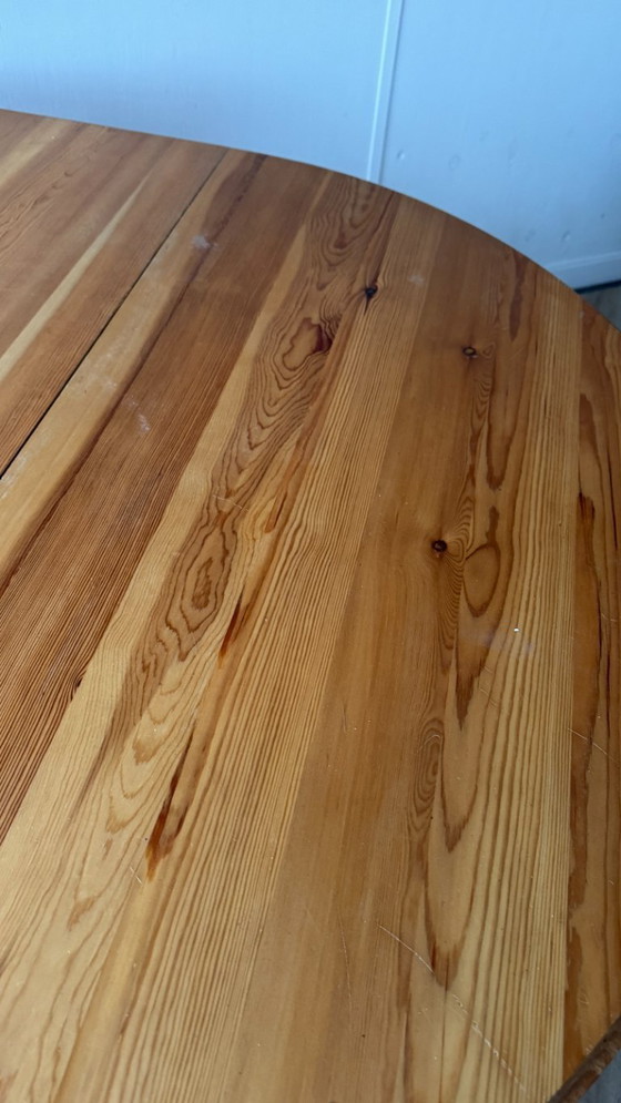 Image 1 of tavolo allungabile in pino, francese