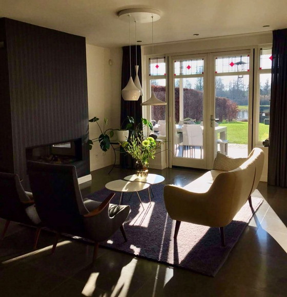 Image 1 of Tappeto Perletta in lana grigio / marrone