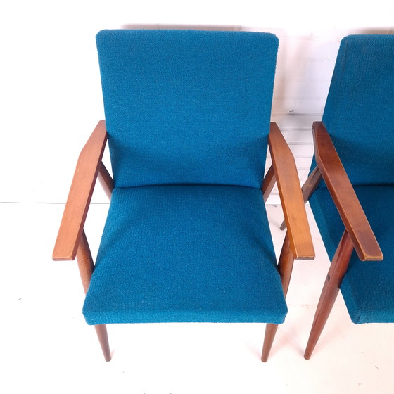 Image 1 of 2x vintage fauteuil