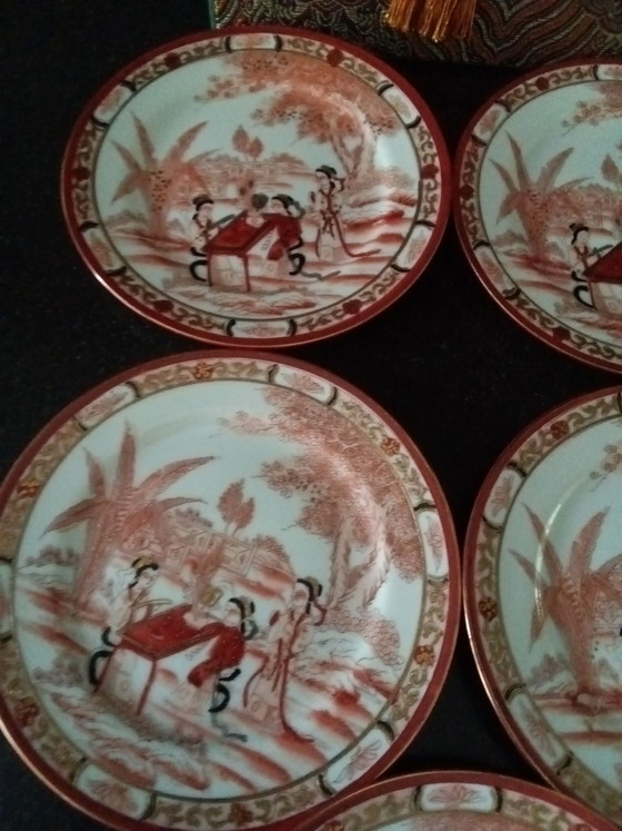 Piatti vintage giapponesi, Onbekend, Stoviglie, Porcellana, Nero (foto 8 di 12)
