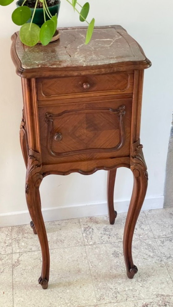Nachtkastje Louis XV stijl marmer – Marble (photo 31 of 39)