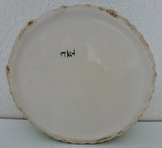 Image 1 of Vintage Italiaanse keramieken doos met bovenop een poedel.