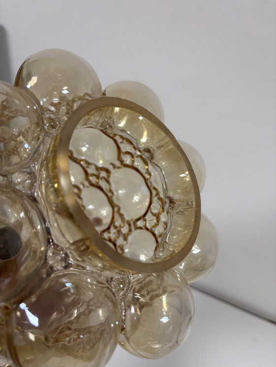 Image 1 of Exklusive Limburg Helena Tynell Bubble Lampe aus goldfarbenem Glas