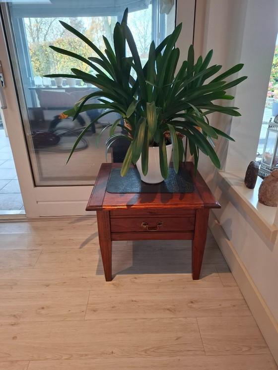 Image 1 of Teak houten Salontafel en bijzettafel te koop