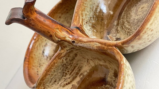 Image 1 of Piatto da antipasto in gres smaltato vintage