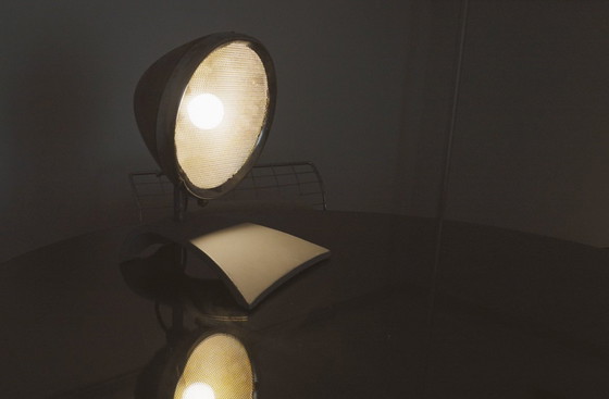 Image 1 of Lampada industriale vintage di Vogel, lampada da lavoro cromata regolabile olandese, illuminazione da studio AV