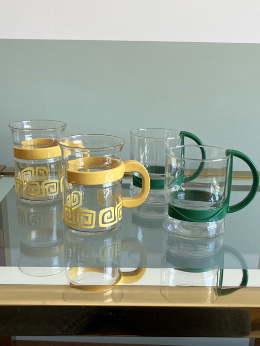 4x Mugs vintage
