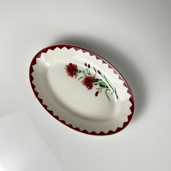 Image 1 of Piatto "Oeillet" di Sarreguemines, 1920-50