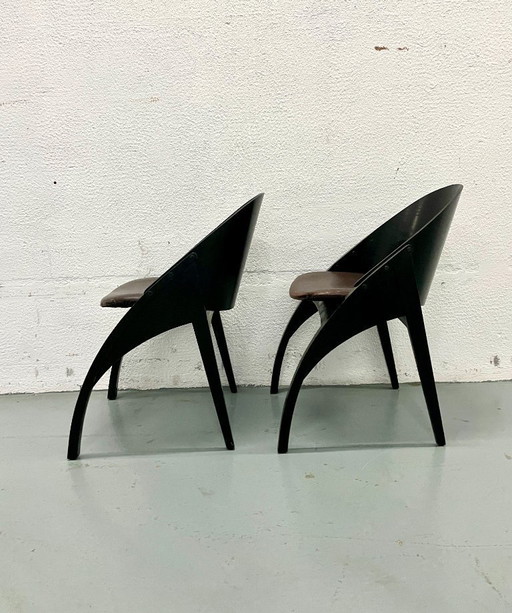 Een paar stoelen van Pascal Mourgue uit de jaren 80.
