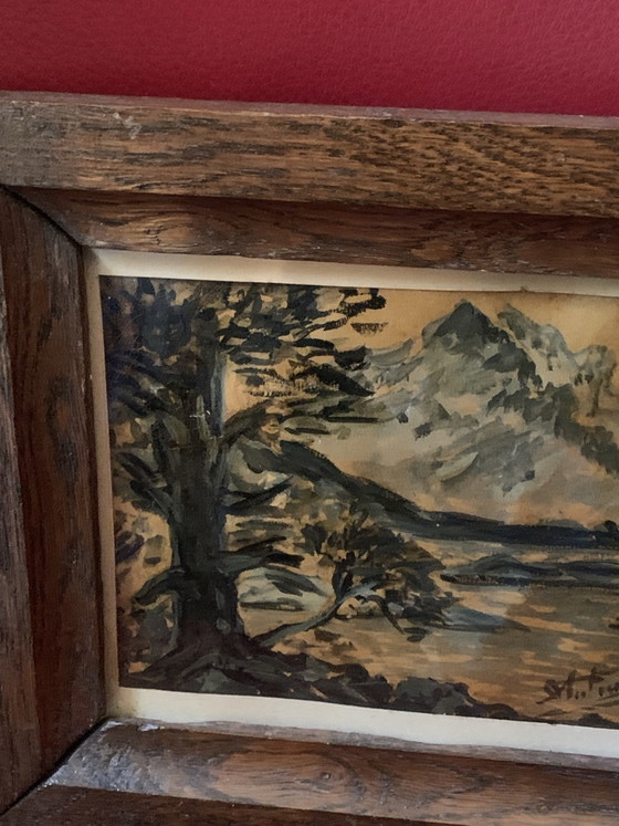 Curiosity: Early work by Provençal painter Georges Autran 1941-2025 – Paintings & Drawings, Paper, Wood (photo 5 of 15)
