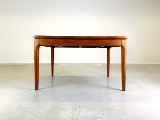 Image 1 of Uitschuifbare eettafel Mid Century Glostrup Møbelfabrik teak