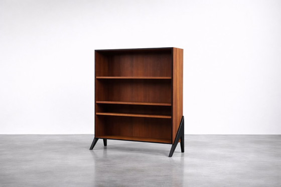 Image 1 of Libreria vintage in teak, stile scandinavo moderno di metà secolo, anni '60