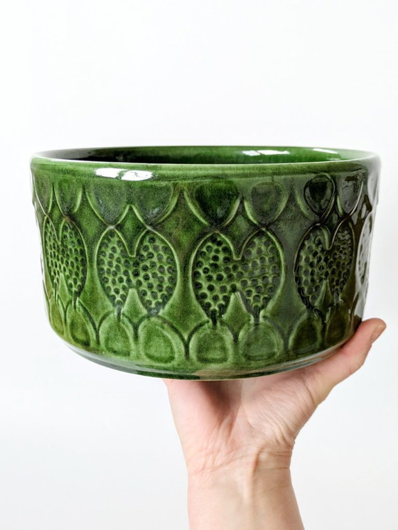 Image 1 of Supporto per albero di Natale in ceramica Jasba degli anni '60 | Germania Ovest, con scatola originale