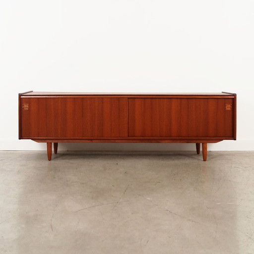 Teak sideboard, Danish design, 1970s, manufacturer: Aerthoj Jensen & Molholm Herning