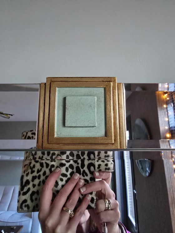 Image 1 of vintage DeKnudt mirror in Hollywood Regency style