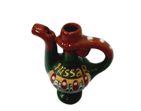 Image 1 of Piccola brocca decorativa in ceramica vintage - Fischietto per acqua