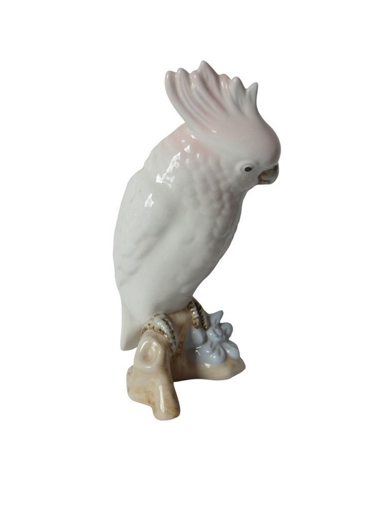 Image 1 of Cockatoo porcelain figurine Royal Dux 18 cm UK4aEb