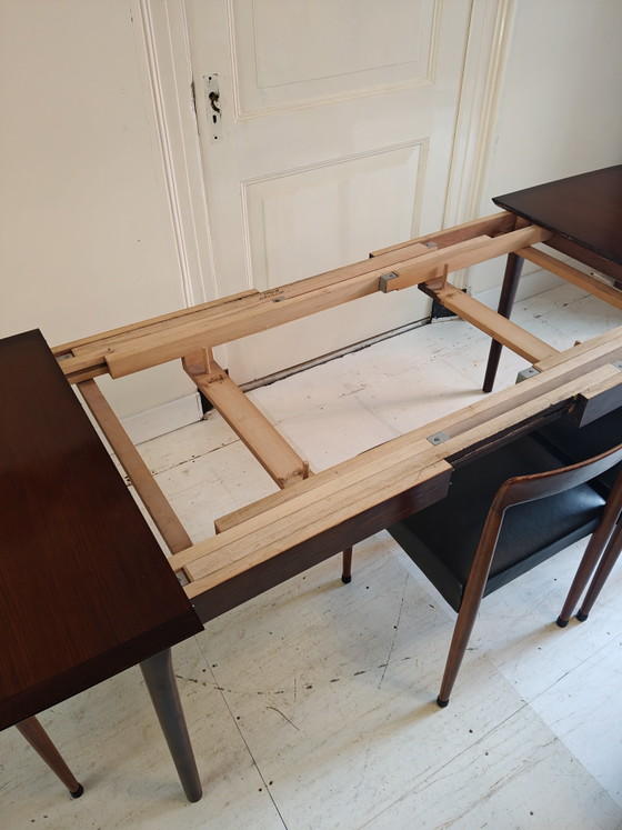Tavolo da pranzo design vintage Lubke con 4 prolunghe – Tavoli da pranzo, Legno (photo 12 of 15)