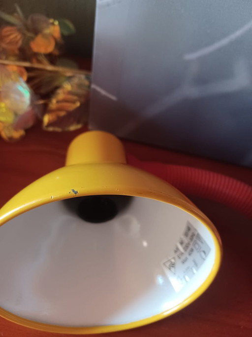 Vintage 1980s Memphis Style Desk Lamp – bureaulampen, Metal, Plastic (photo 2 of 9)
