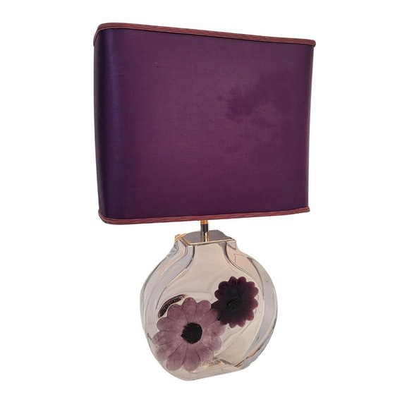 Image 1 of Lámpara de Mesa de Cristal, Daum France, Estilo Art Nouveau, 70’s – 80’s – Francia