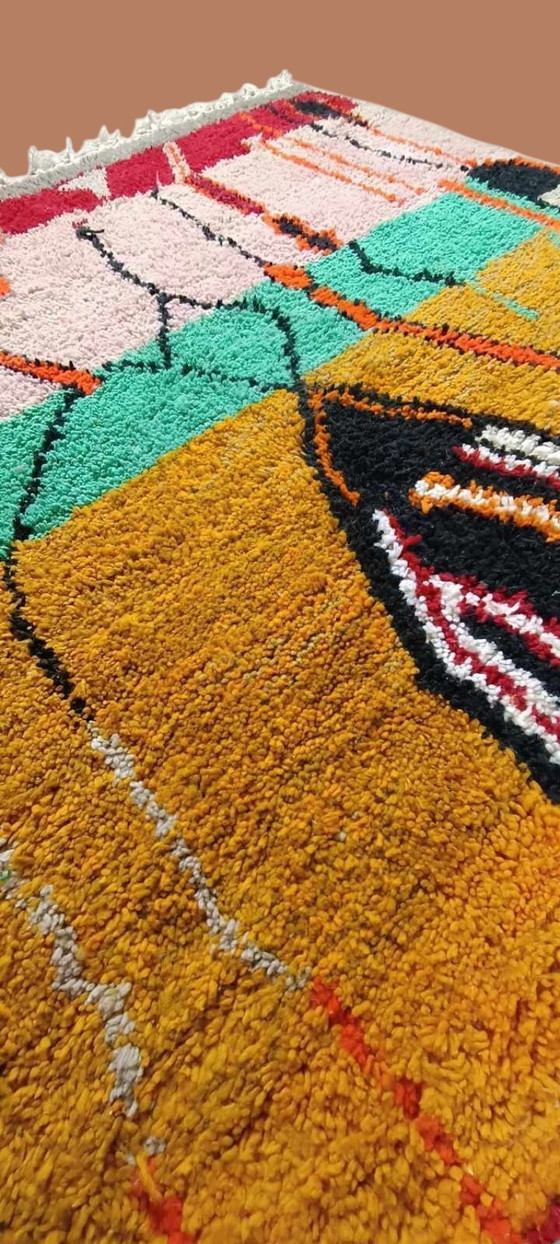 Image 1 of Berber carpet rug new wool moroccan Carpet - 298 x 192 cm 300 x 200 m Type B10.2