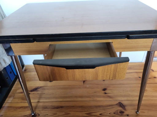 Escritorio/mesa de cocina Salvarani de mediados de siglo – bureau, Metal, Wood (photo 2 of 5)