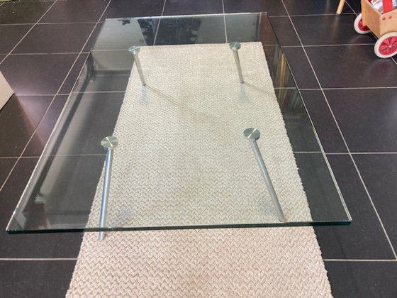 Image 1 of Tavolino Maupertuus, vetro trasparente, 120x80x30