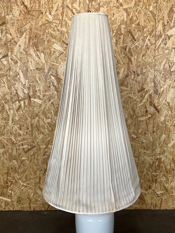 Image 1 of Lámpara de pie XL años 60 y 70 de porcelana KPM de latón Space Age