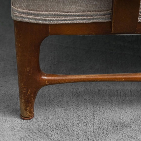 Image 1 of POLTRONA IN TESSUTO ATTRIBUITA A PAOLO BUFFA, ANNI '50, VINTAGE, DESIGN MODERNO