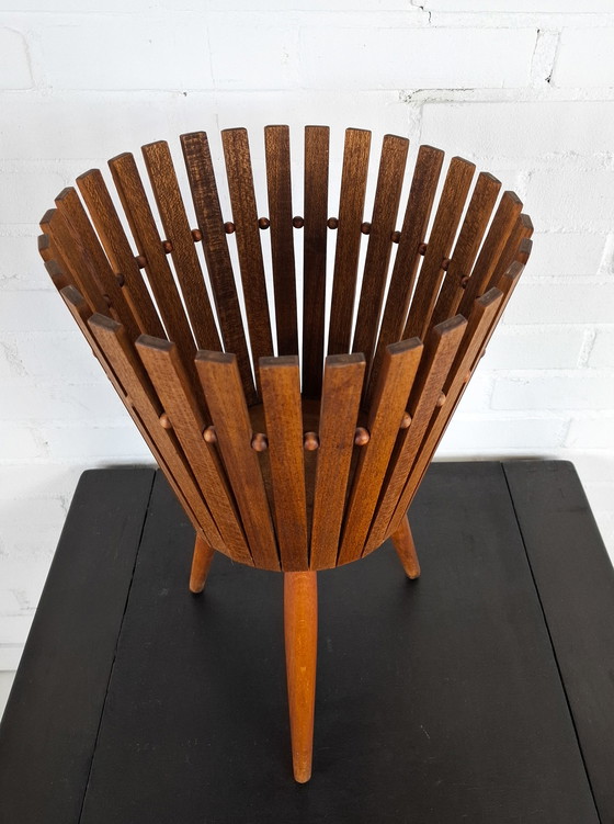 Image 1 of Fioriera vintage in legno di teak