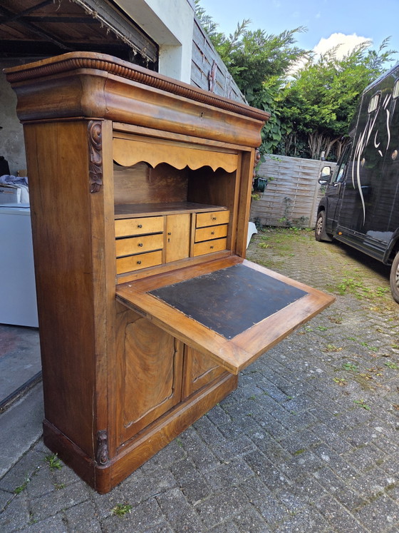 Secreter Biedermeier de caoba – Armarios de pared, Other (photo 3 of 7)