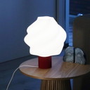 Lampada scultorea Magda | Rosso fuoco