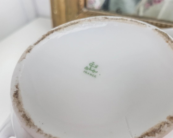 Service à thé en porcelaine blanche à motif floral – Vaisselle (photo 10 of 10)