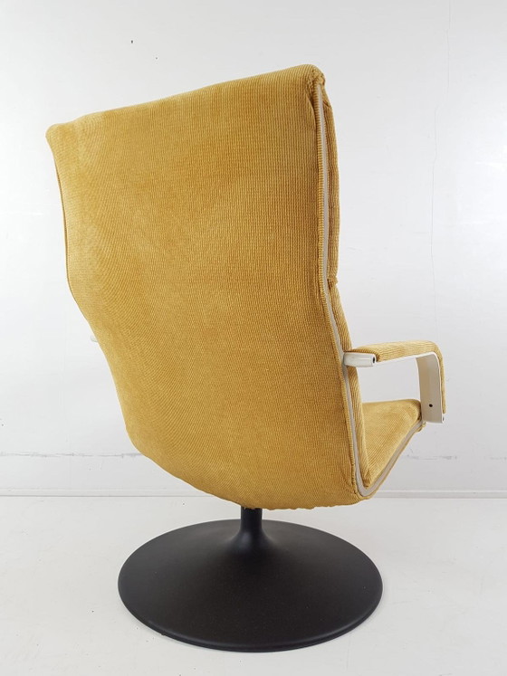 Vintage Artifort Nieuw Gestoffeerd Geel – Fauteuils, Metal, Textile (photo 6 of 8)