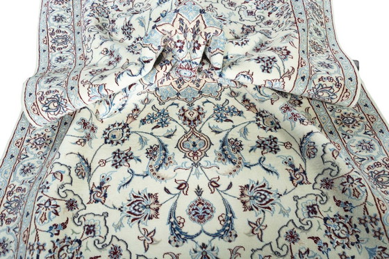 Image 1 of Perzisch tapijt Nain 9 La met zijde - 204 x 137 cm