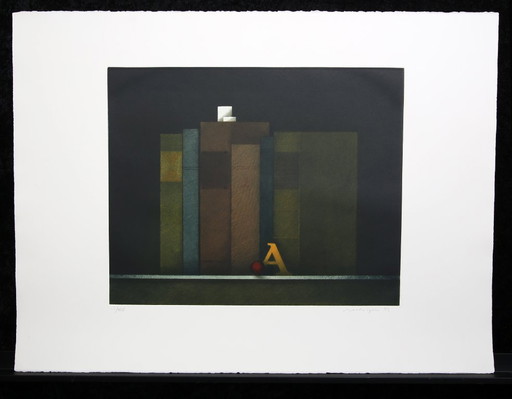 Meckseper, Friedrich - Hans Christian Andersen - Color etching - hand signed