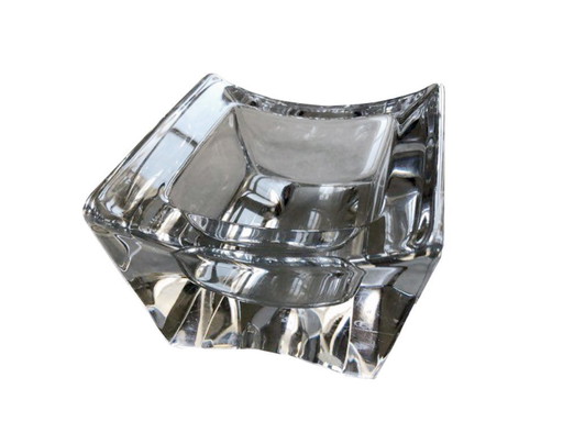 Grand Cendrier • Vide Poches Vintage • Cristal de Vannes • 1970-80