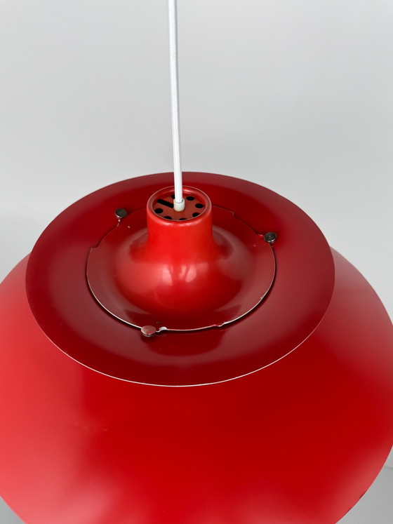 Image 1 of Lampada a sospensione Louis Poulsen PH 5 – Iconica classica del design danese in rosso