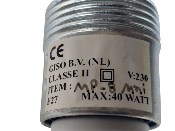 Image 1 of Giso Gispen - Stile Art Déco - vetro tagliato - motivo tagliato - anni '90