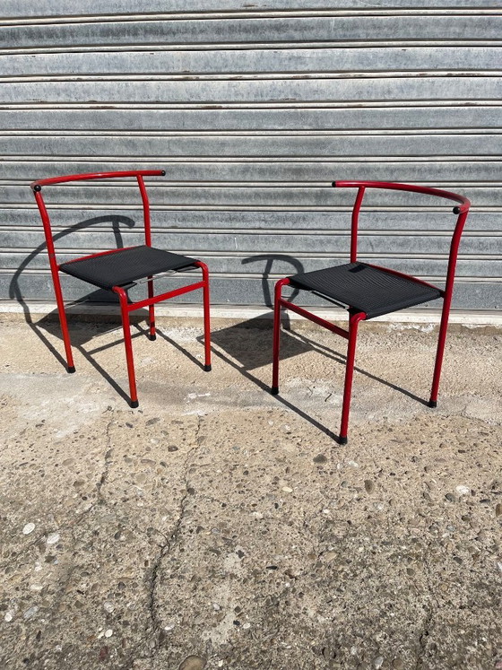 Image 1 of Chaises de café vintage de Philip Starck pour Baleri Italia