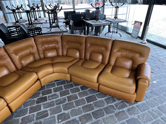 Image 1 of Paltrona Italia design in pelle anni '70