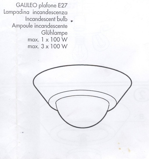 Tre Ci Luce Deckenleuchte Galileo