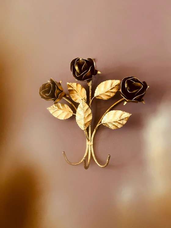 Image 1 of Set of Italian Florentine Rose Hooks